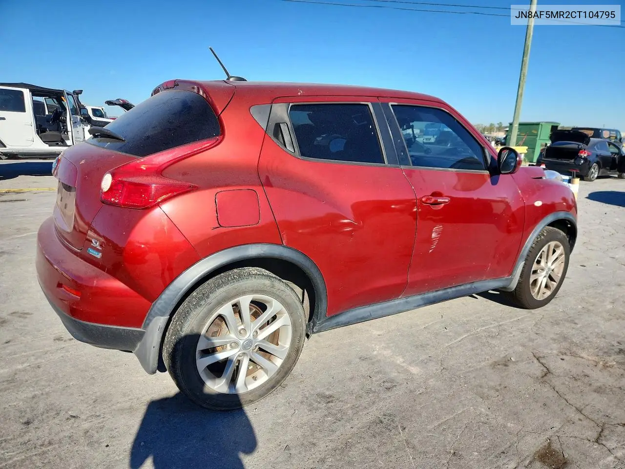 2012 NISSAN JUKE VIN JN8AF5MR2CT104795 — фото 3