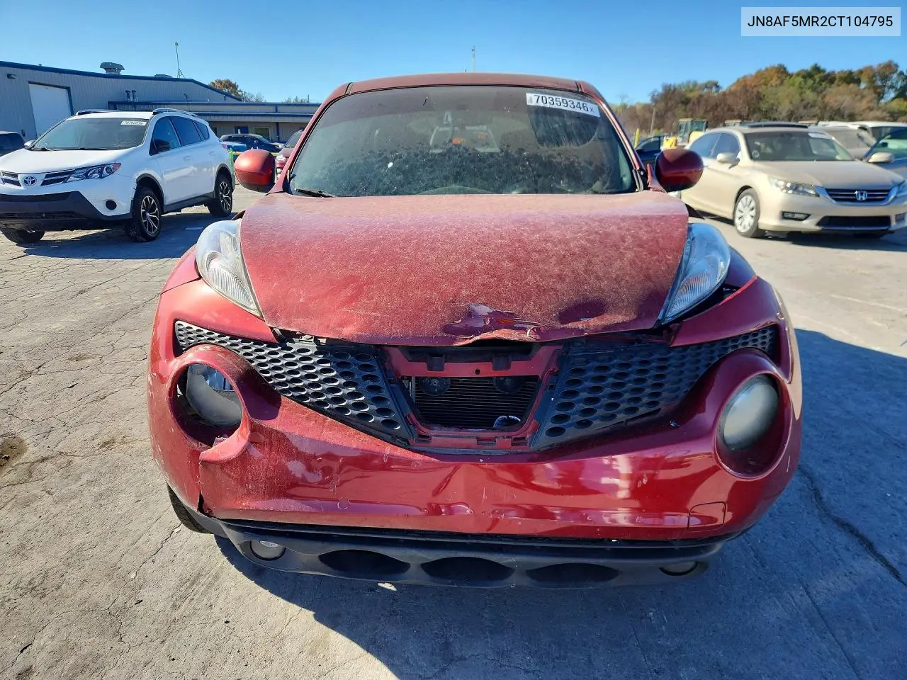 2012 NISSAN JUKE VIN JN8AF5MR2CT104795 — фото 5