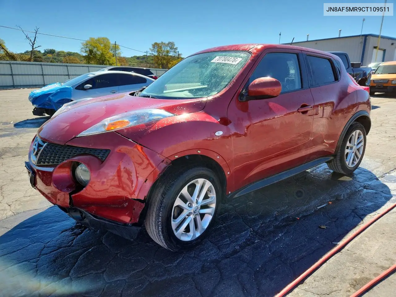 NISSAN JUKE 2012, VIN JN8AF5MR9CT109511