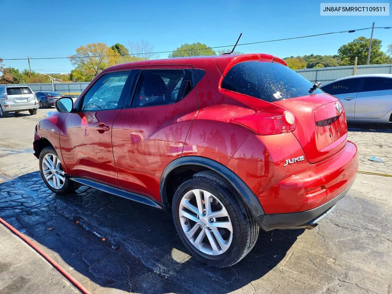 2012 NISSAN JUKE VIN JN8AF5MR9CT109511 — фото 2