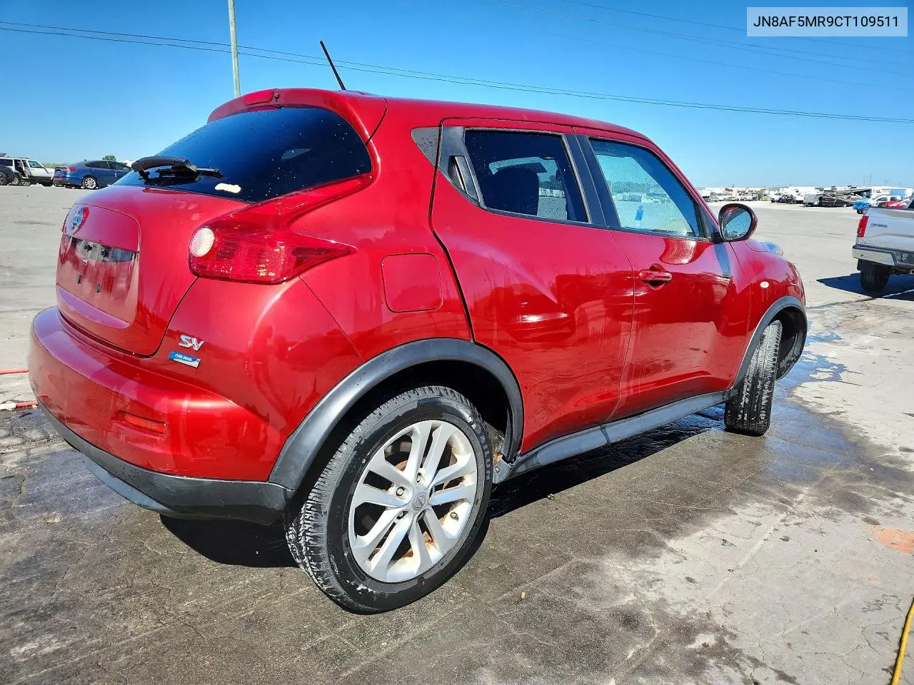 2012 NISSAN JUKE VIN JN8AF5MR9CT109511 — фото 3
