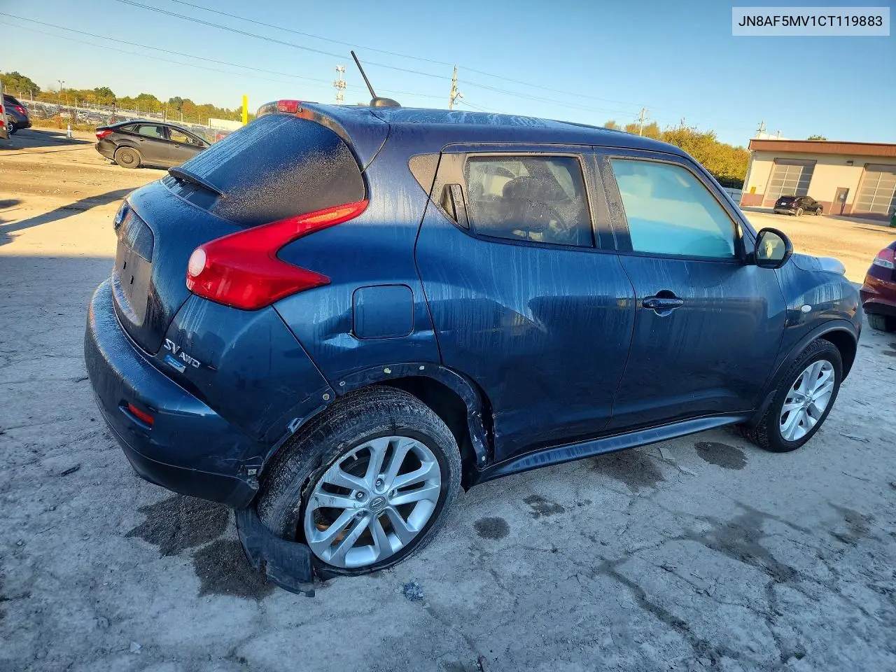2012 NISSAN JUKE VIN JN8AF5MV1CT119883 — фото 3