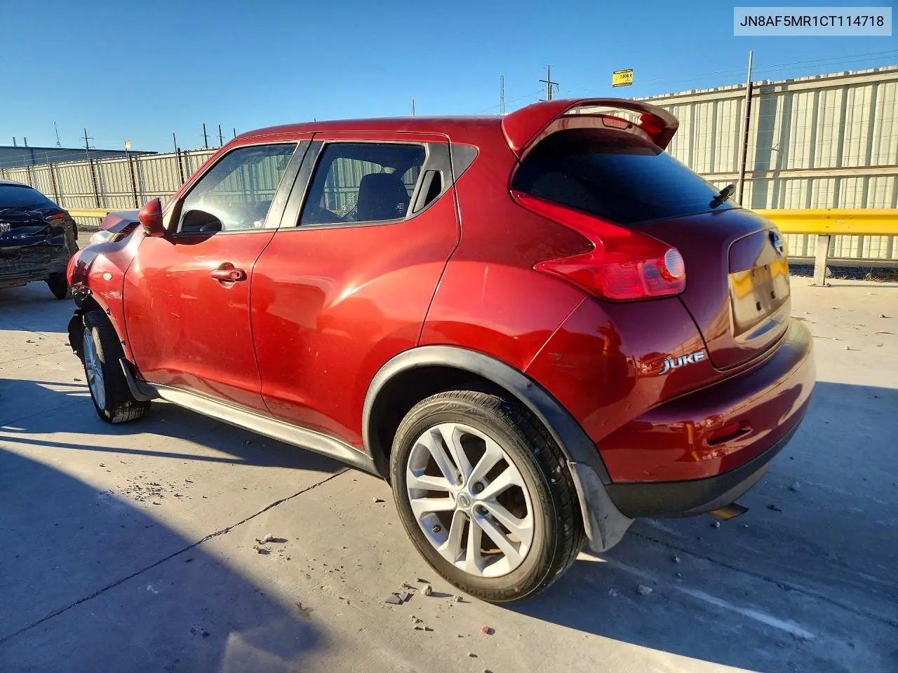 2012 NISSAN JUKE VIN JN8AF5MR1CT114718 — фото 2