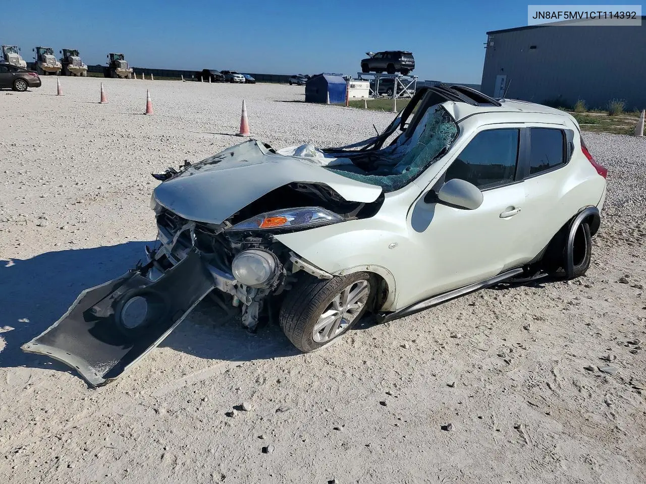 NISSAN JUKE 2012, VIN JN8AF5MV1CT114392