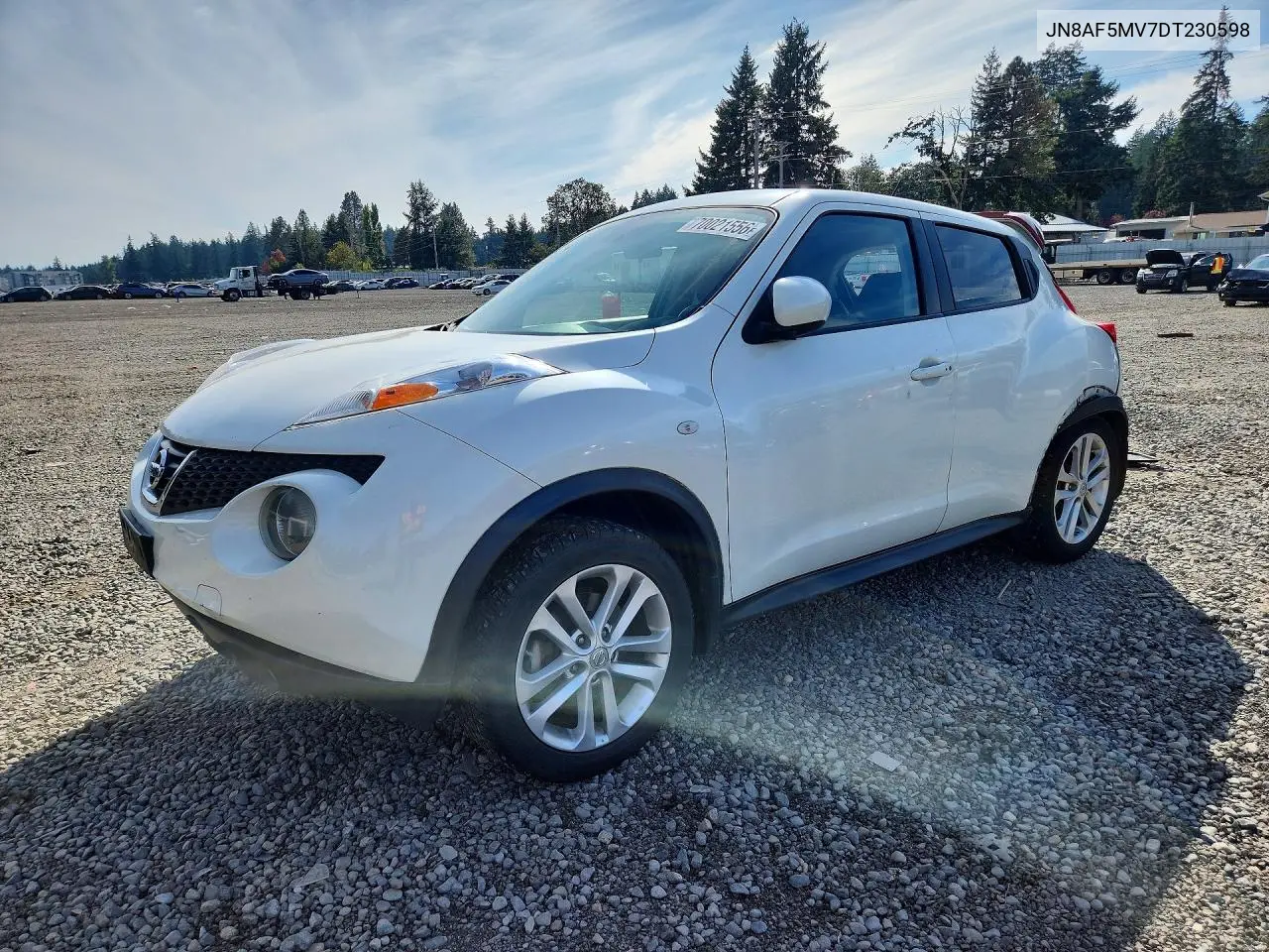 NISSAN JUKE 2013, VIN JN8AF5MV7DT230598