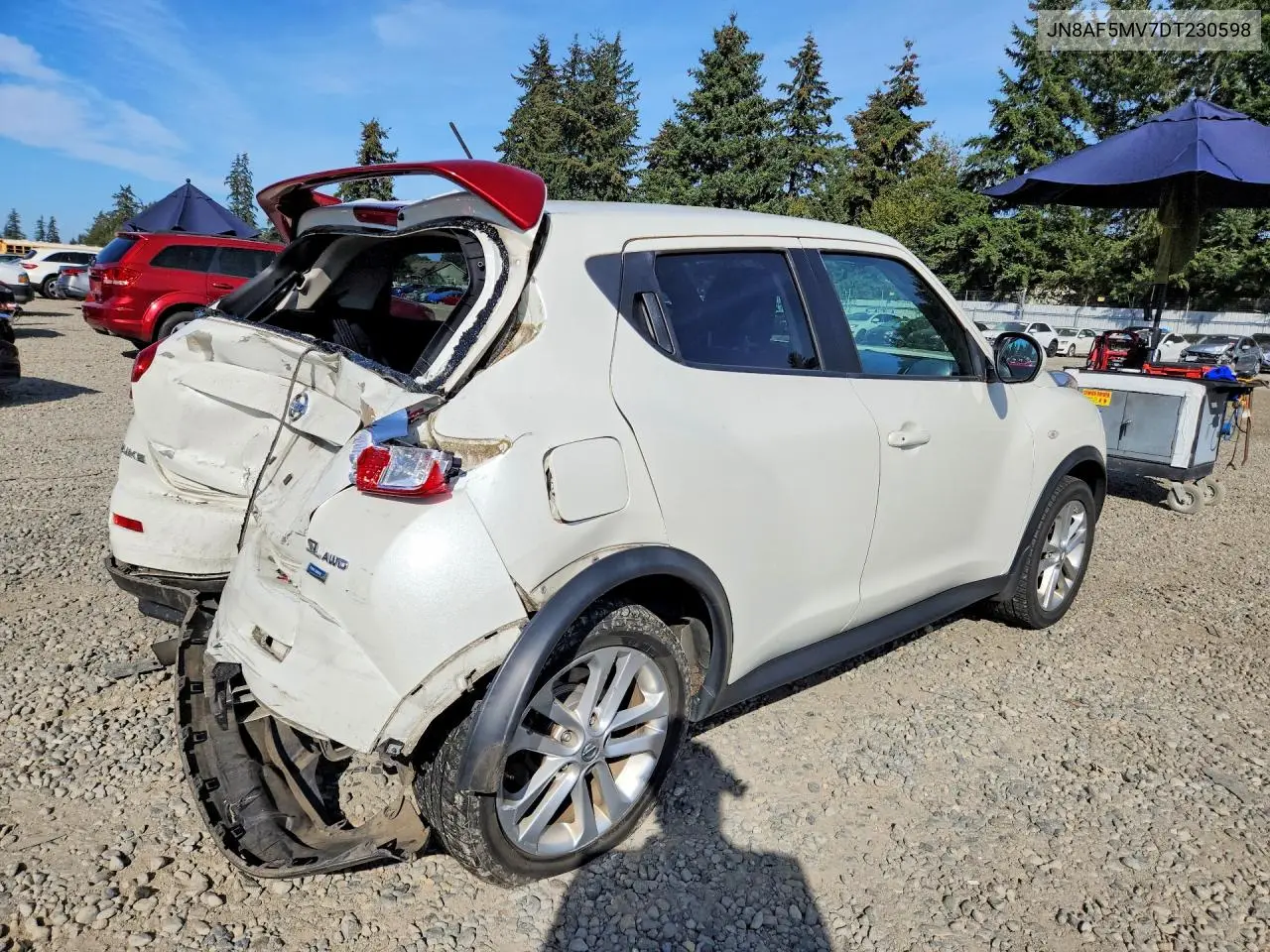 2013 NISSAN JUKE VIN JN8AF5MV7DT230598 — фото 3