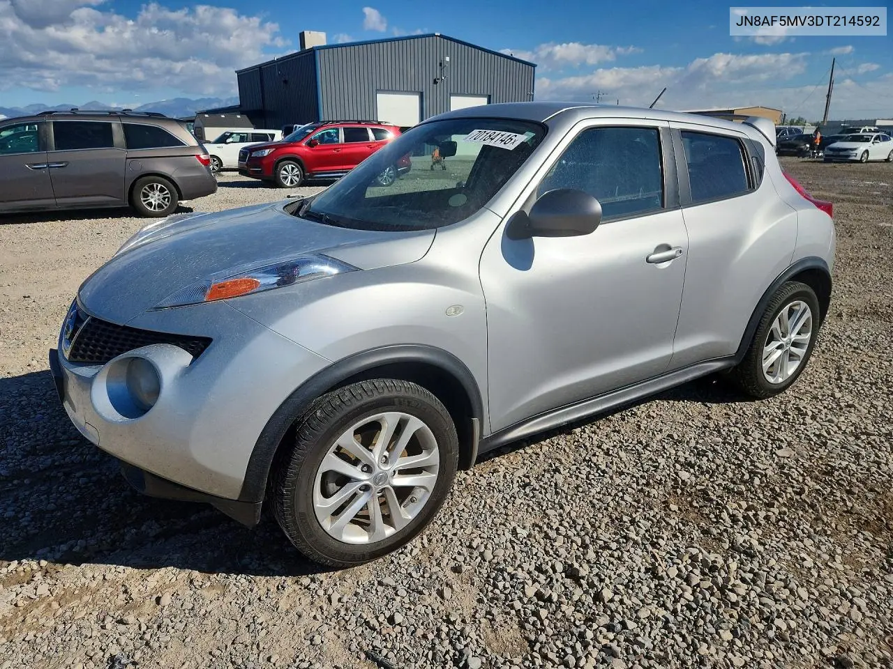 NISSAN JUKE 2013, VIN JN8AF5MV3DT214592