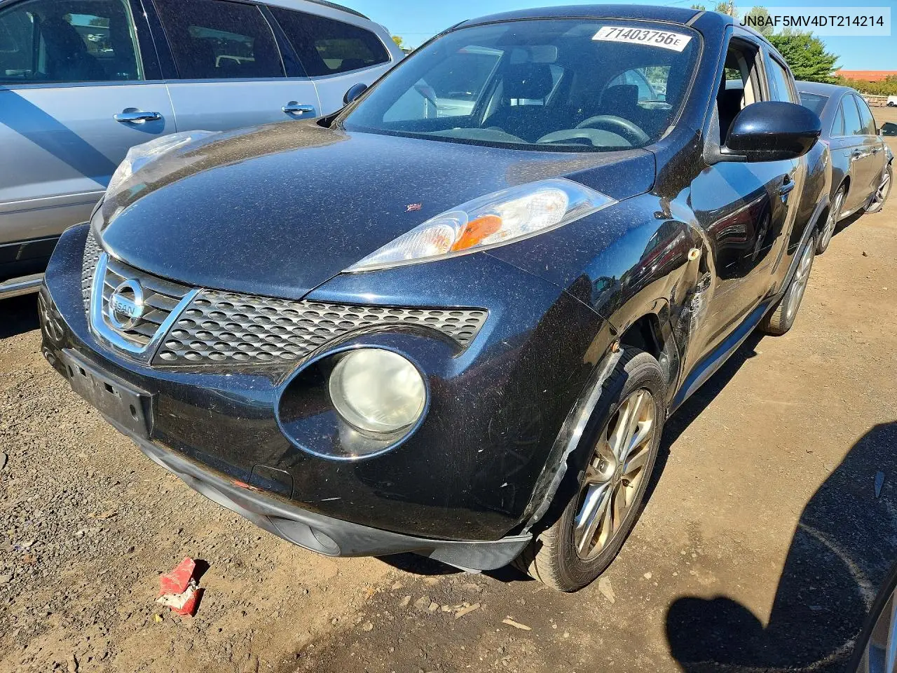 NISSAN JUKE 2013, VIN JN8AF5MV4DT214214