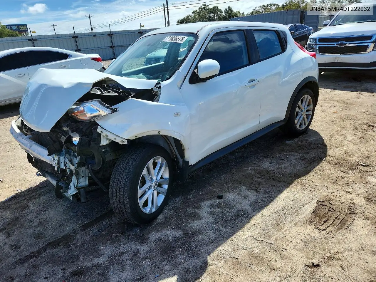 NISSAN JUKE 2013, VIN JN8AF5MR4DT222932