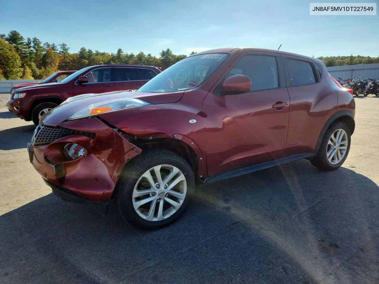 NISSAN JUKE 2013, VIN JN8AF5MV1DT227549
