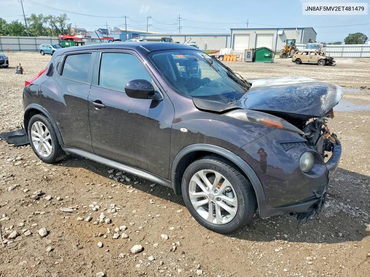 2014 NISSAN JUKE VIN JN8AF5MV2ET481479 — фото 4