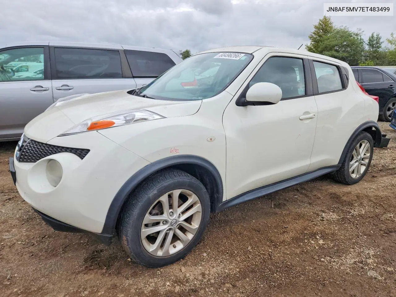 NISSAN JUKE 2014, VIN JN8AF5MV7ET483499