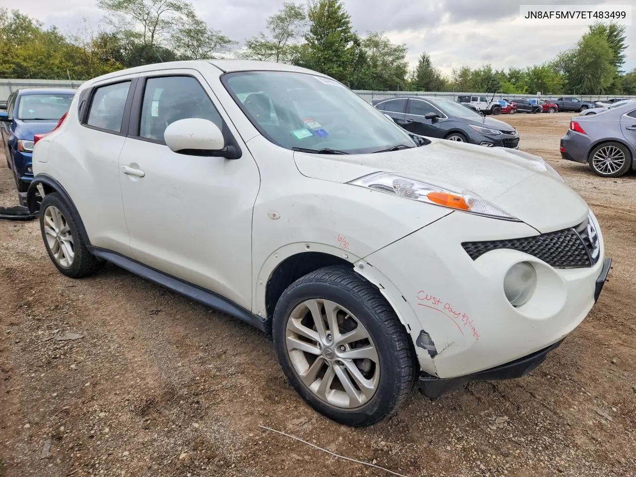 2014 NISSAN JUKE VIN JN8AF5MV7ET483499 — фото 4