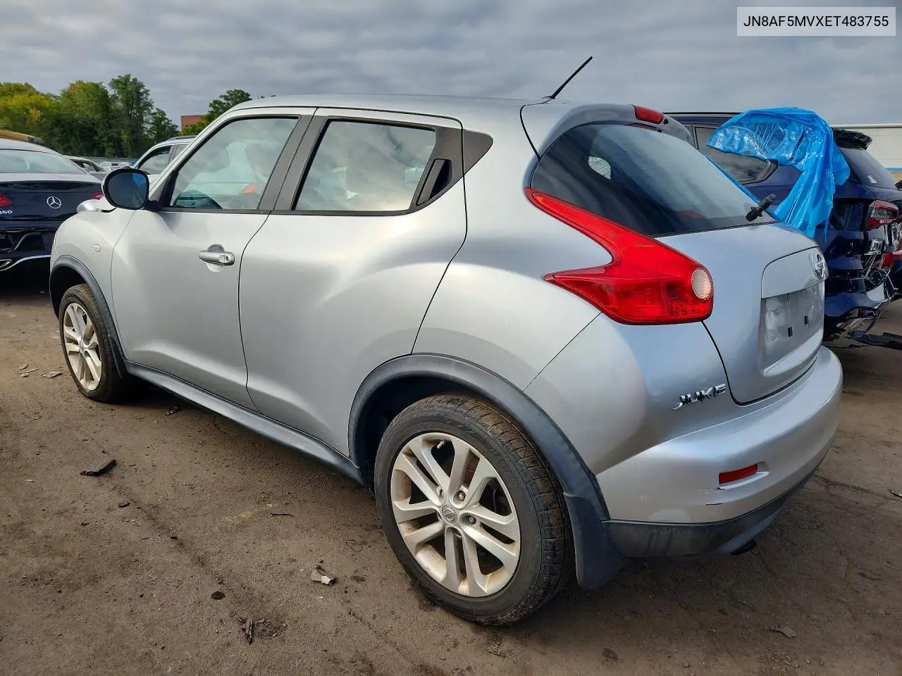 2014 NISSAN JUKE VIN JN8AF5MVXET483755 — фото 2