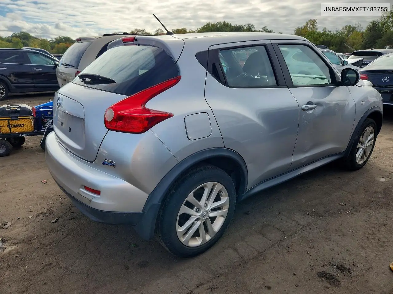 2014 NISSAN JUKE VIN JN8AF5MVXET483755 — фото 3