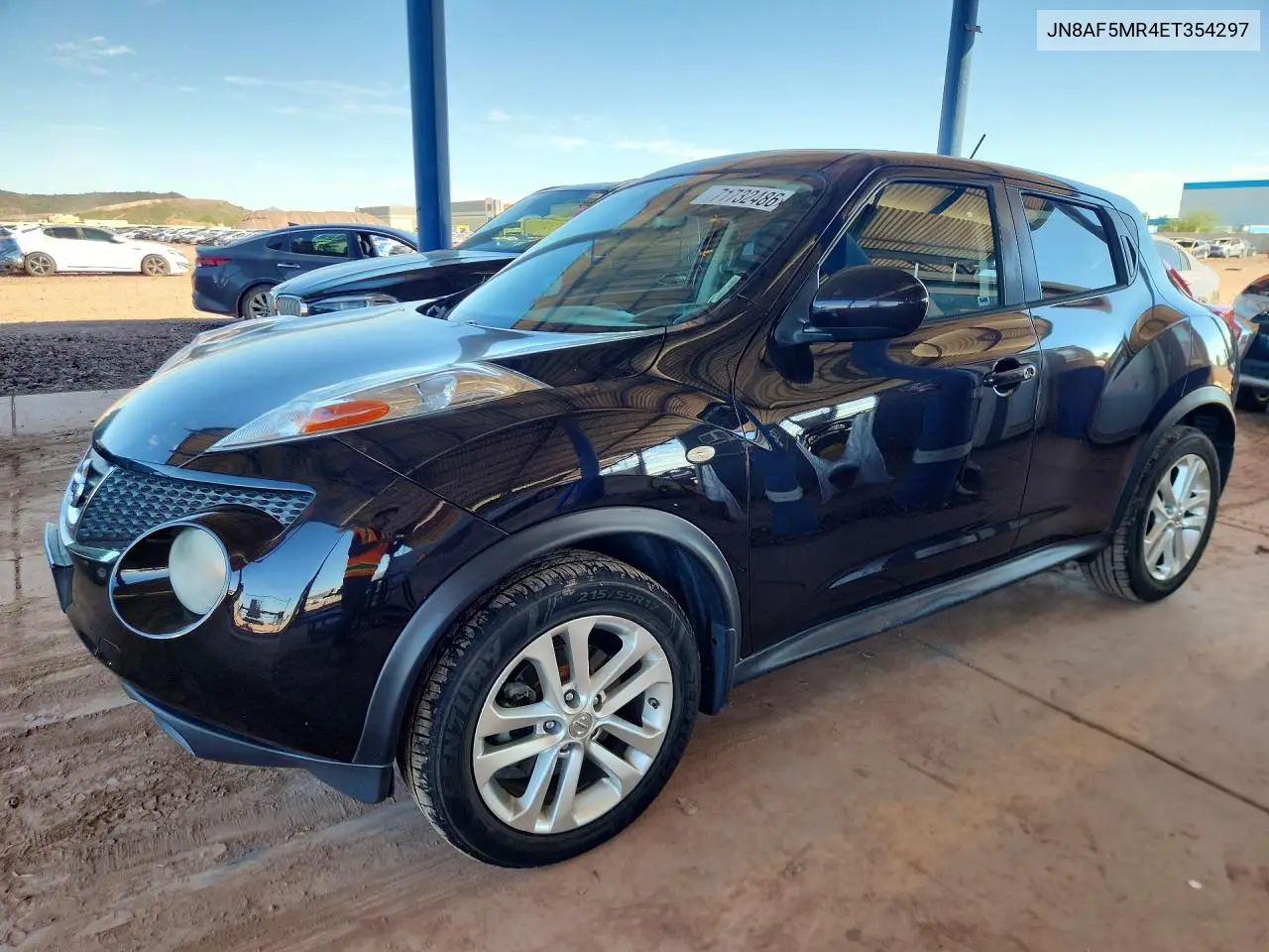 NISSAN JUKE 2014, VIN JN8AF5MR4ET354297