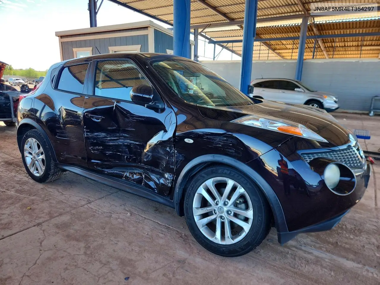 2014 NISSAN JUKE VIN JN8AF5MR4ET354297 — фото 4