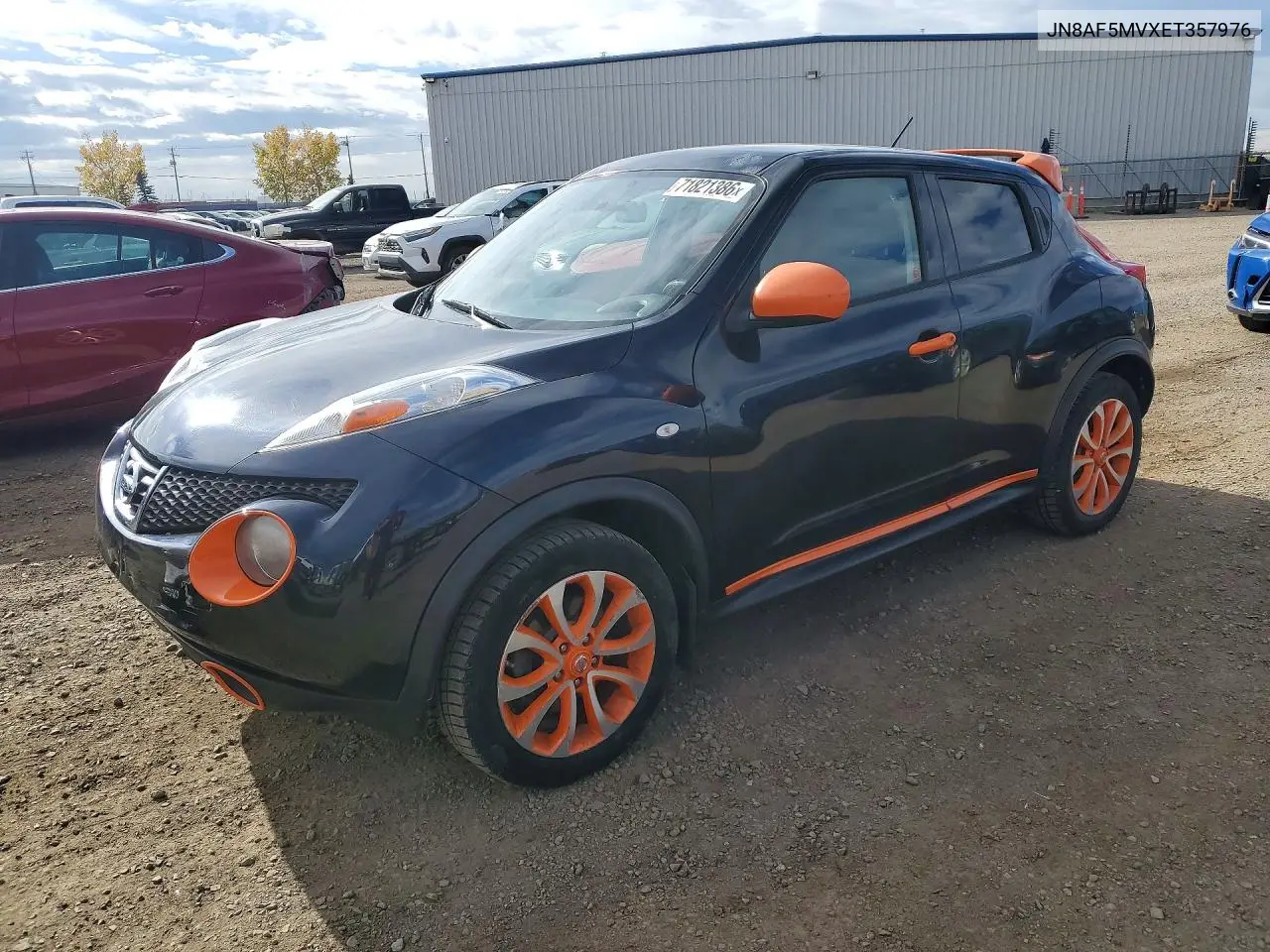 NISSAN JUKE 2014, VIN JN8AF5MVXET357976