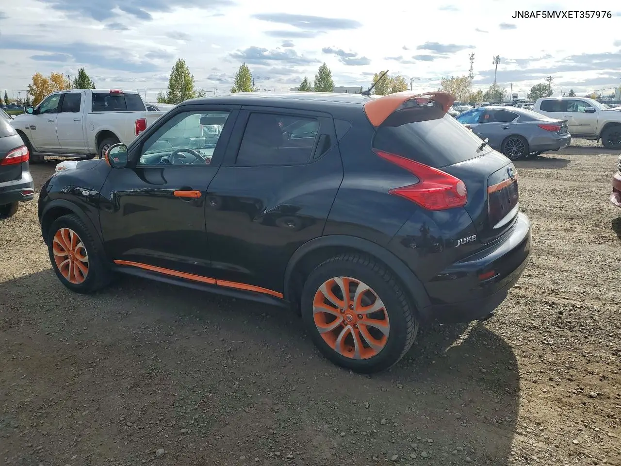 2014 NISSAN JUKE VIN JN8AF5MVXET357976 — фото 2