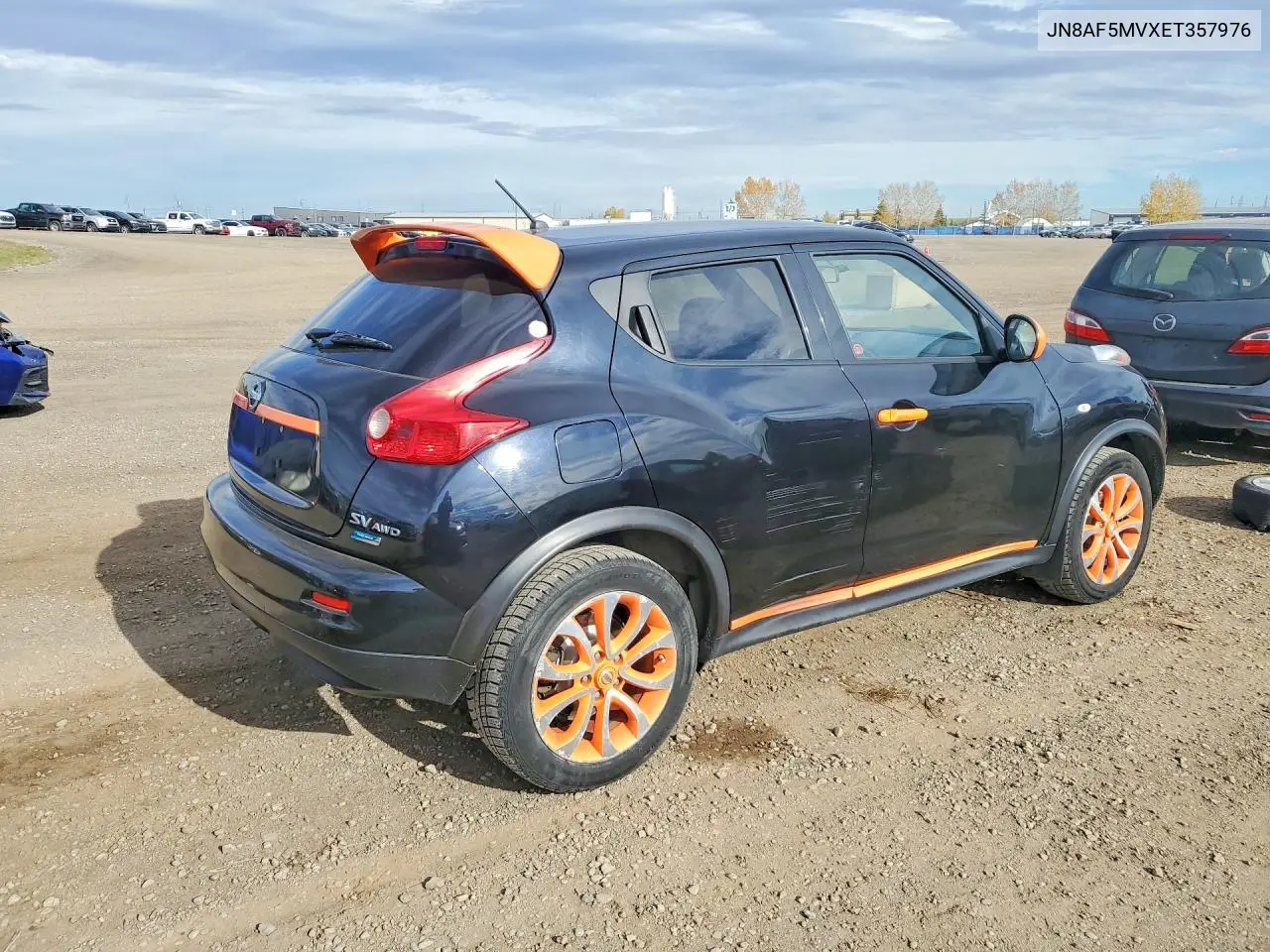 2014 NISSAN JUKE VIN JN8AF5MVXET357976 — фото 3