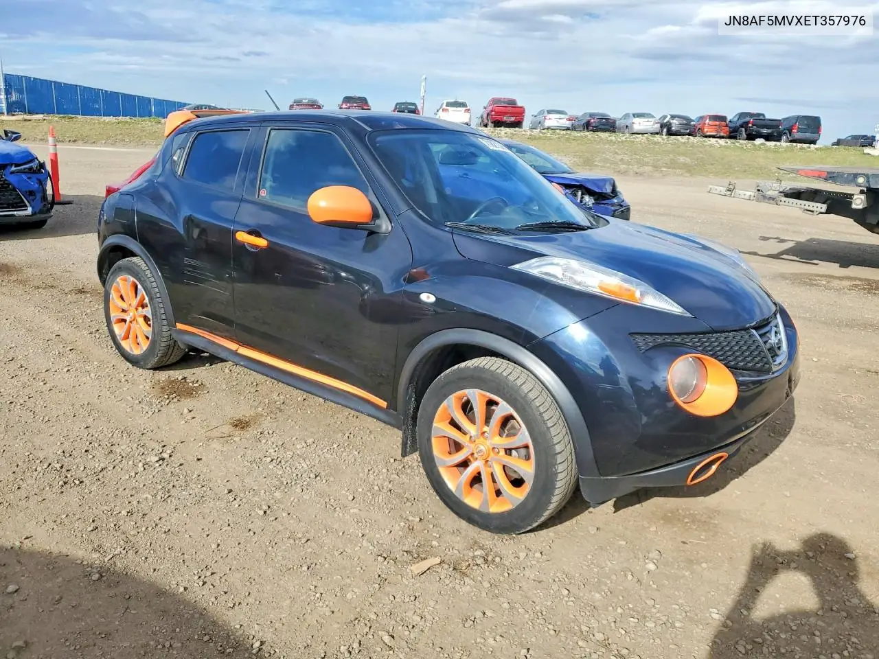 2014 NISSAN JUKE VIN JN8AF5MVXET357976 — фото 4