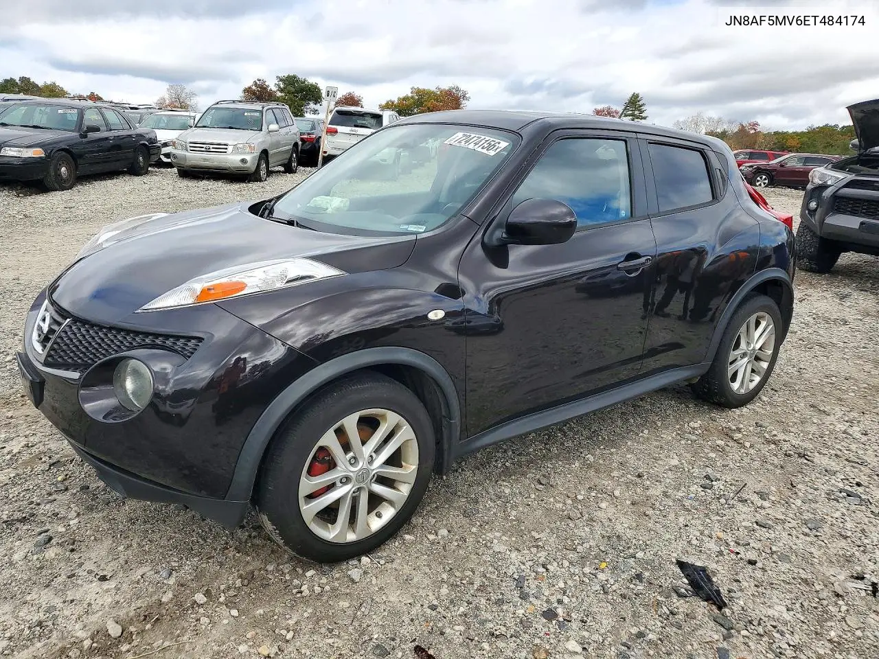 NISSAN JUKE 2014, VIN JN8AF5MV6ET484174