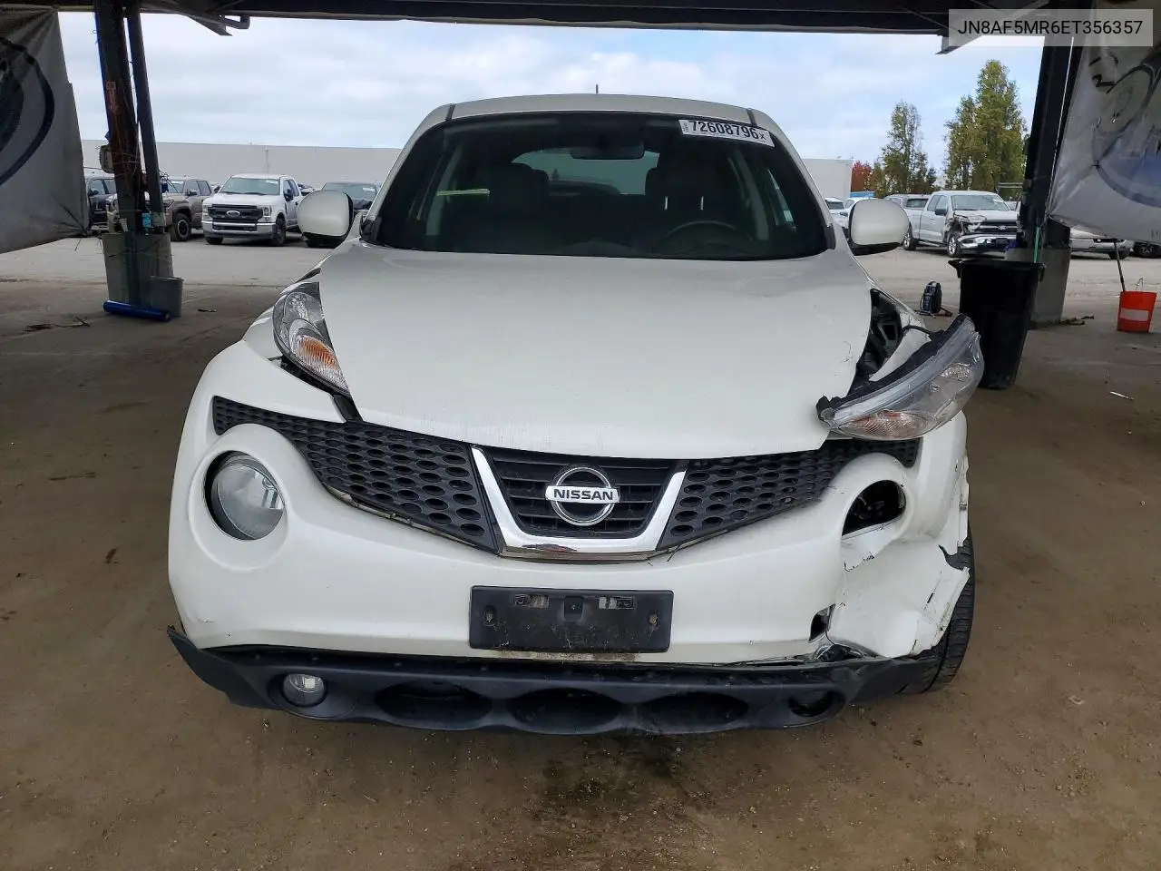 2014 NISSAN JUKE VIN JN8AF5MR6ET356357 — фото 5