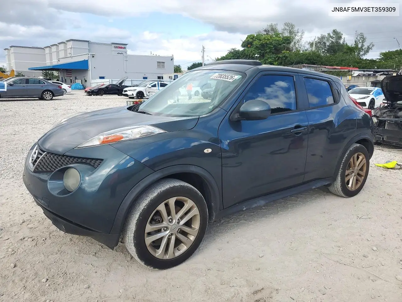 NISSAN JUKE 2014, VIN JN8AF5MV3ET359309