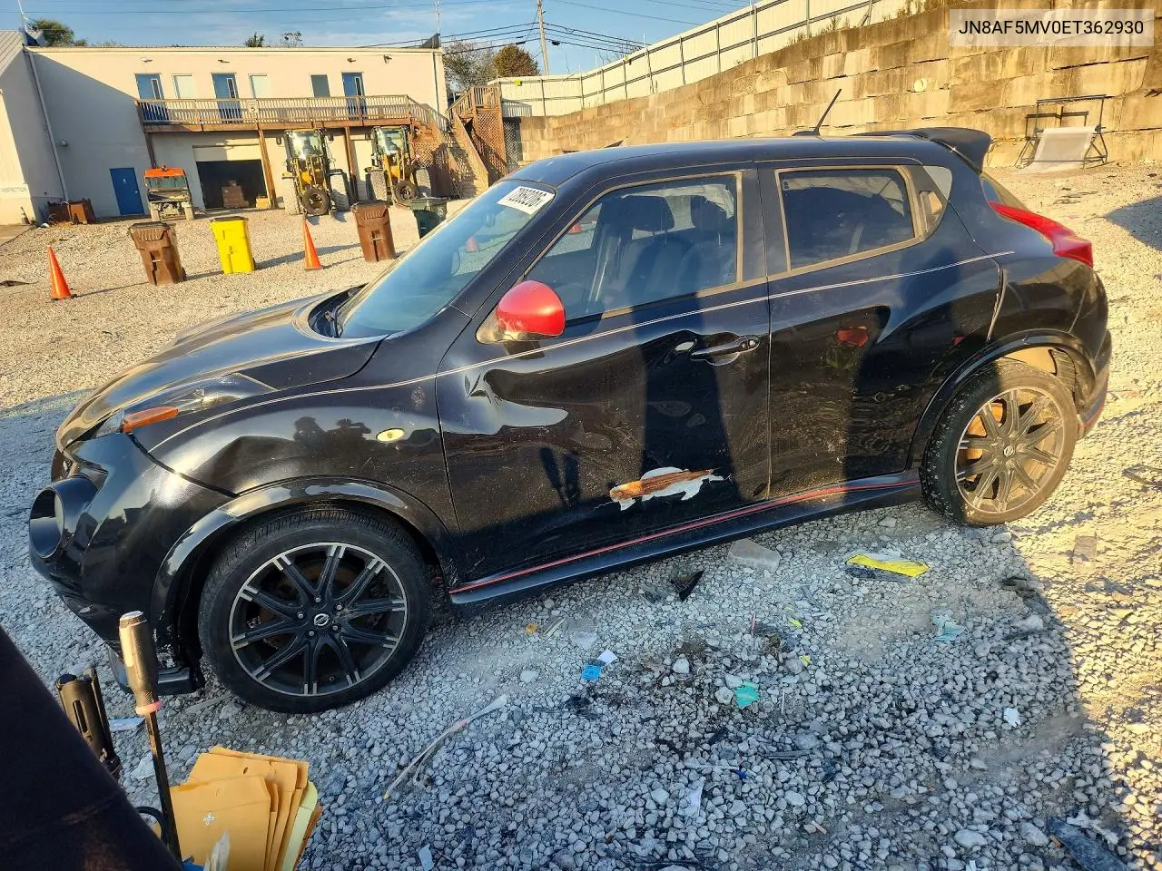 NISSAN JUKE 2014, VIN JN8AF5MV0ET362930