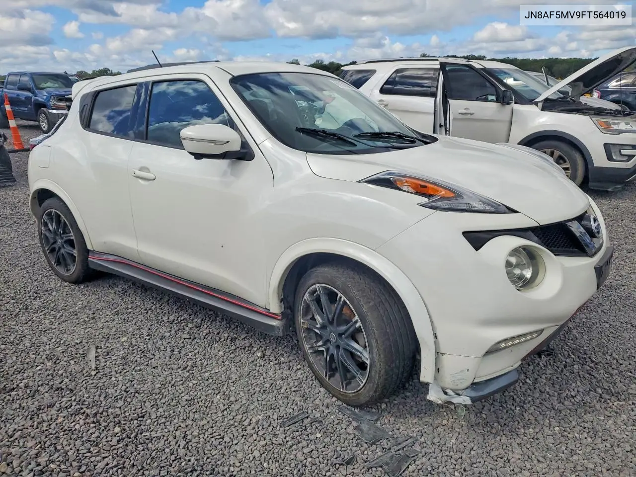 2015 NISSAN JUKE VIN JN8AF5MV9FT564019 — фото 4