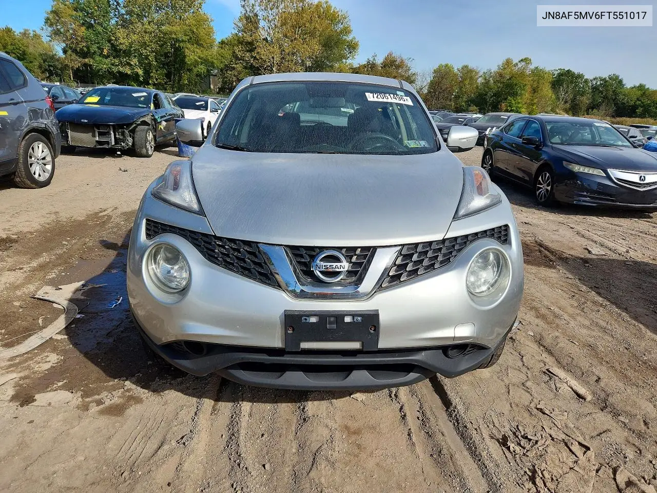 2015 NISSAN JUKE VIN JN8AF5MV6FT551017 — фото 5