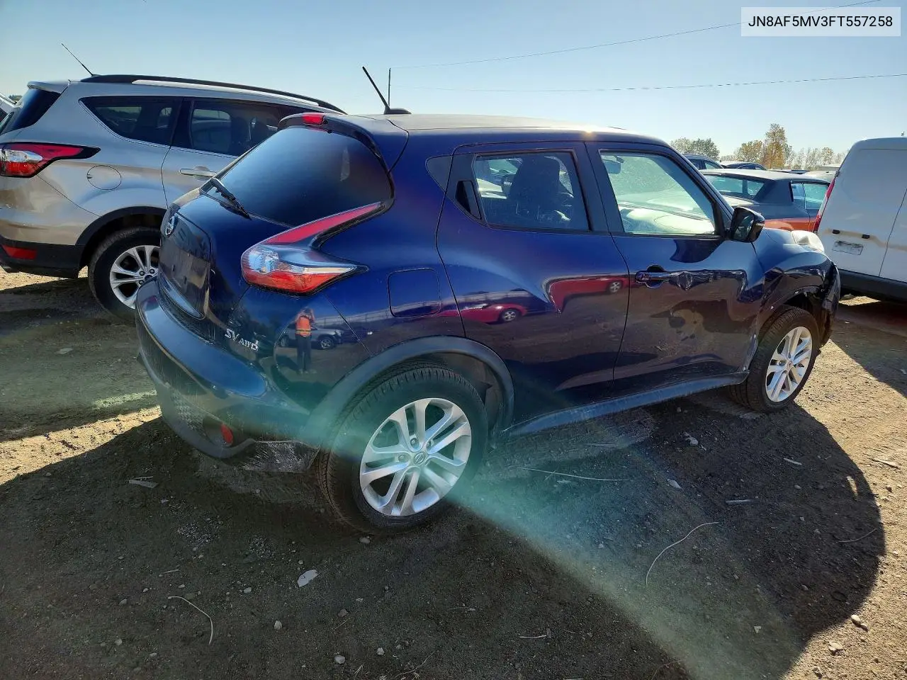 2015 NISSAN JUKE VIN JN8AF5MV3FT557258 — фото 3