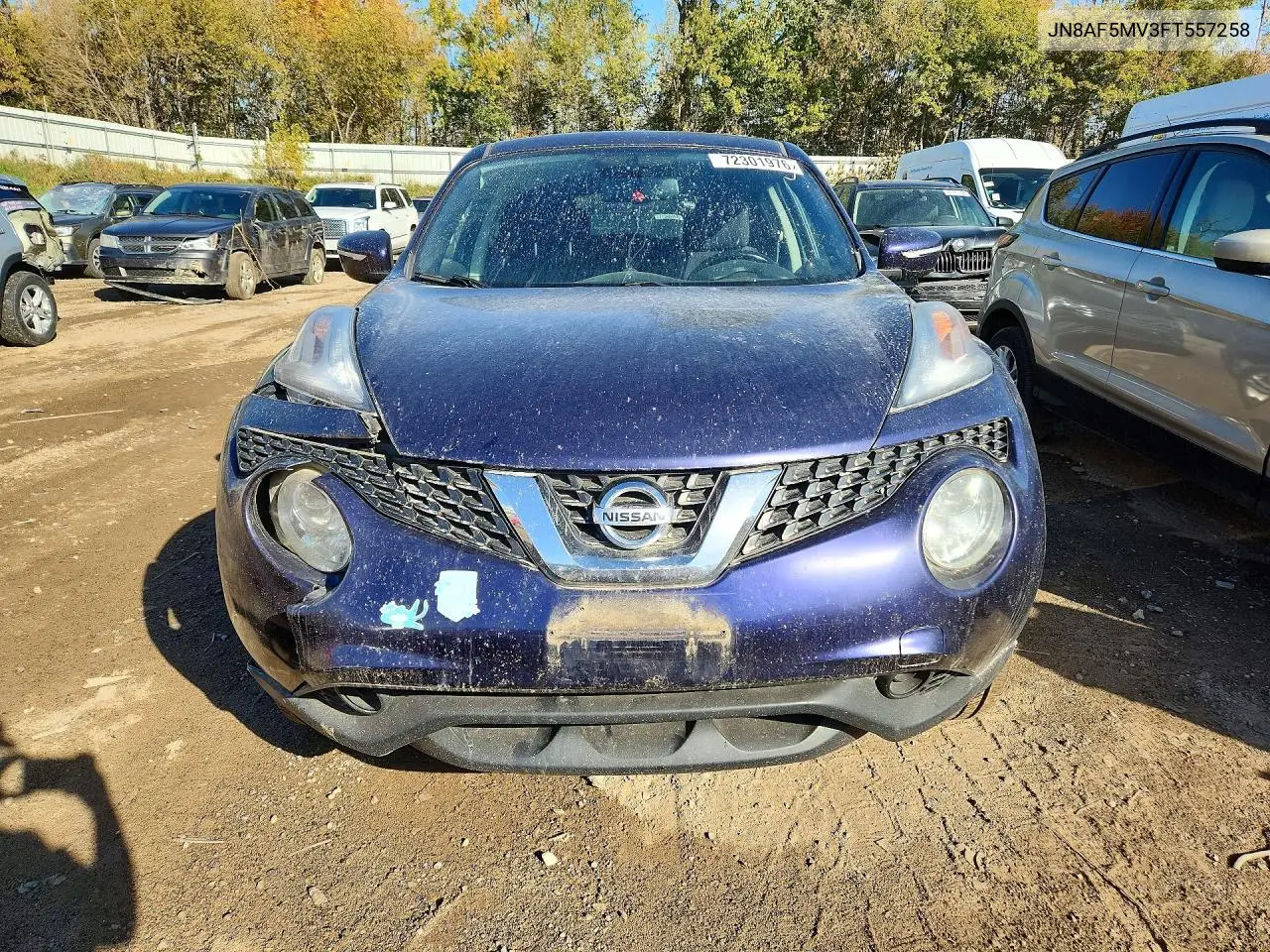 2015 NISSAN JUKE VIN JN8AF5MV3FT557258 — фото 5