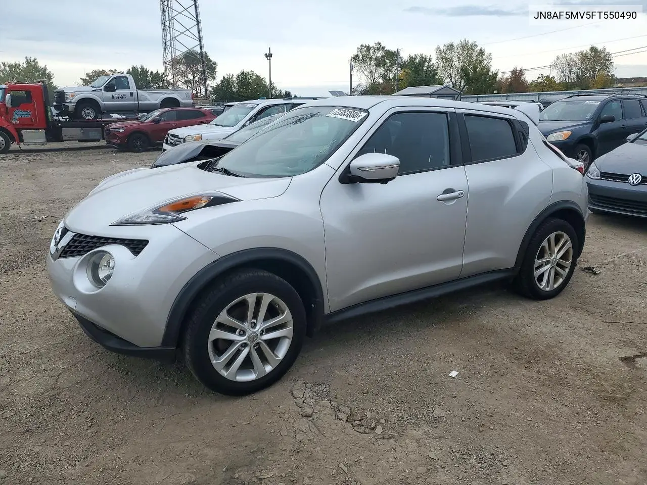 NISSAN JUKE 2015, VIN JN8AF5MV5FT550490
