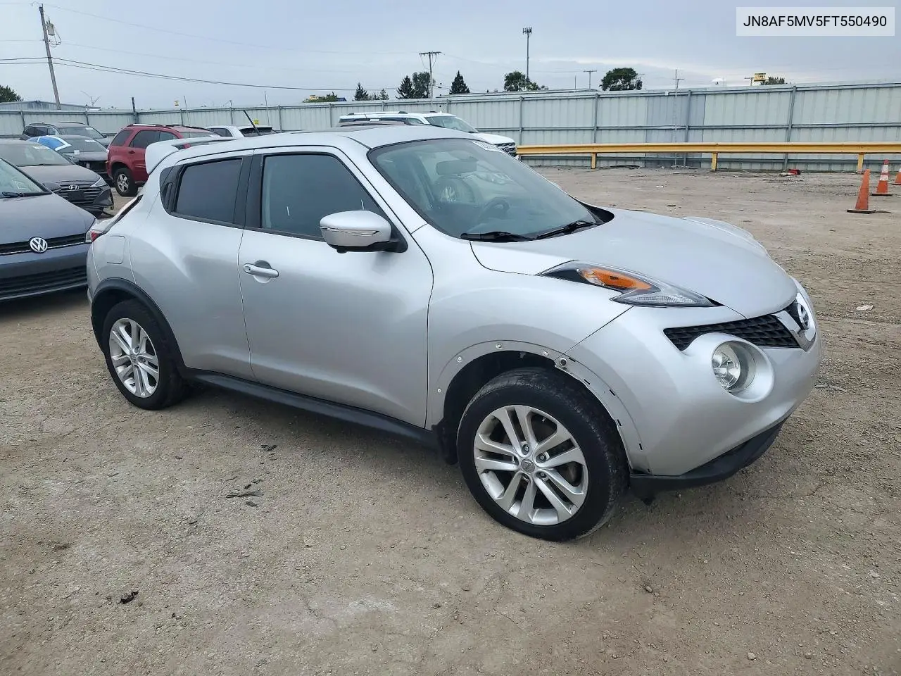 2015 NISSAN JUKE VIN JN8AF5MV5FT550490 — фото 4