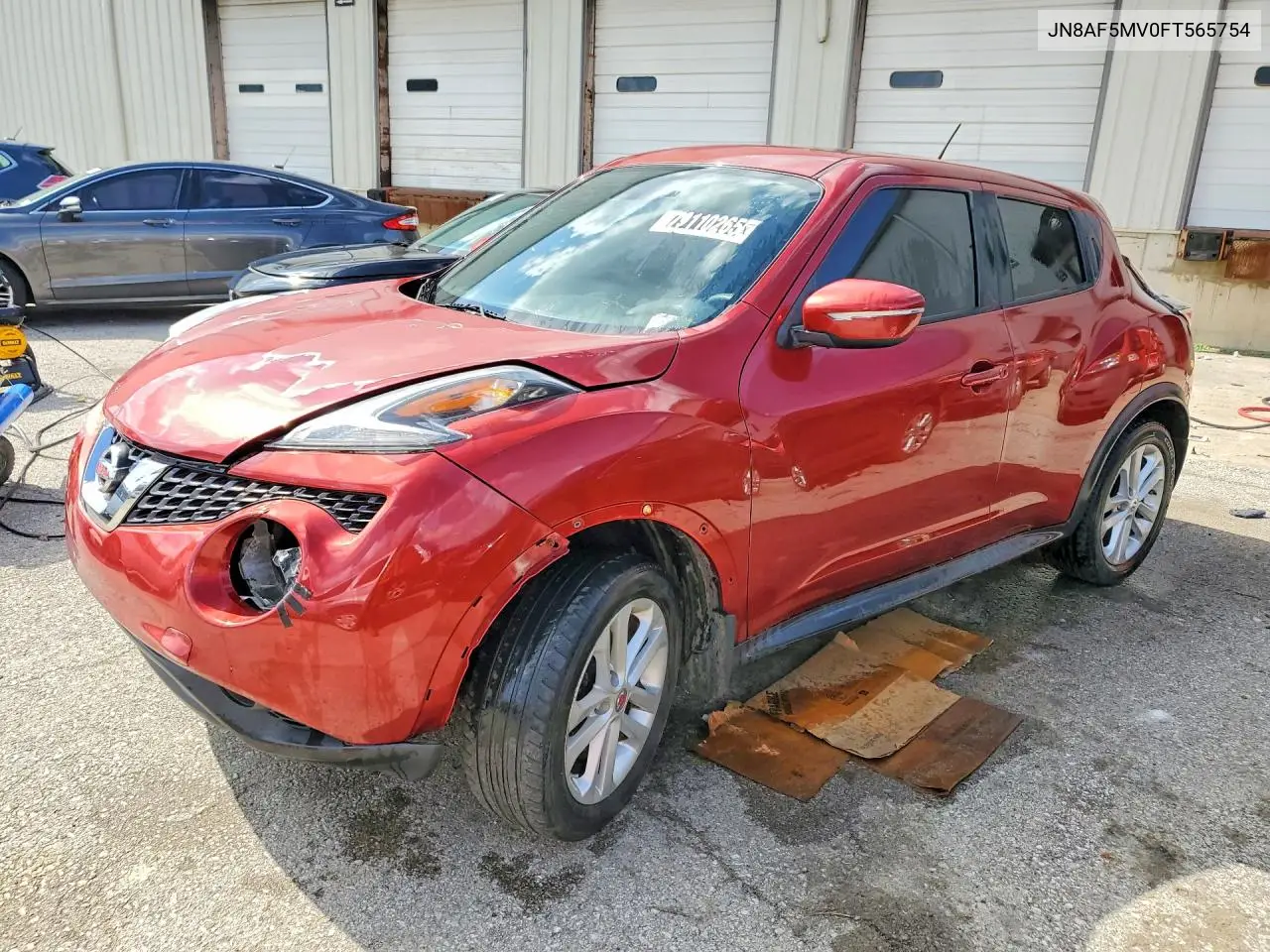 NISSAN JUKE 2015, VIN JN8AF5MV0FT565754
