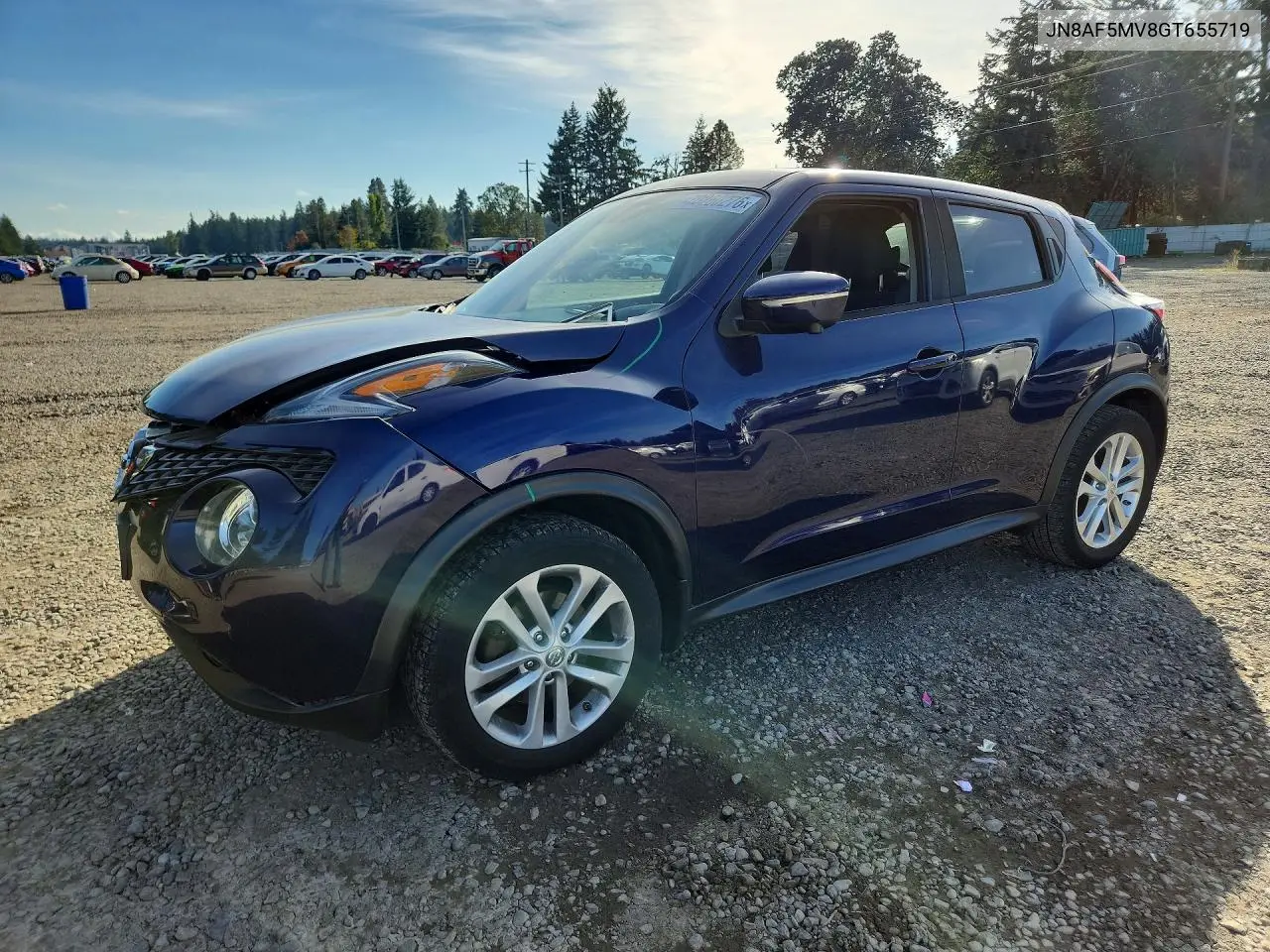 NISSAN JUKE 2016, VIN JN8AF5MV8GT655719