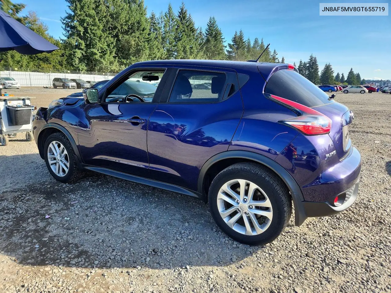 2016 NISSAN JUKE VIN JN8AF5MV8GT655719 — фото 2