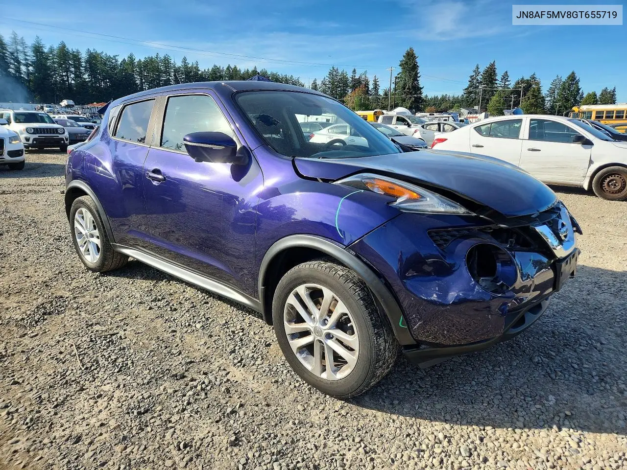 2016 NISSAN JUKE VIN JN8AF5MV8GT655719 — фото 4