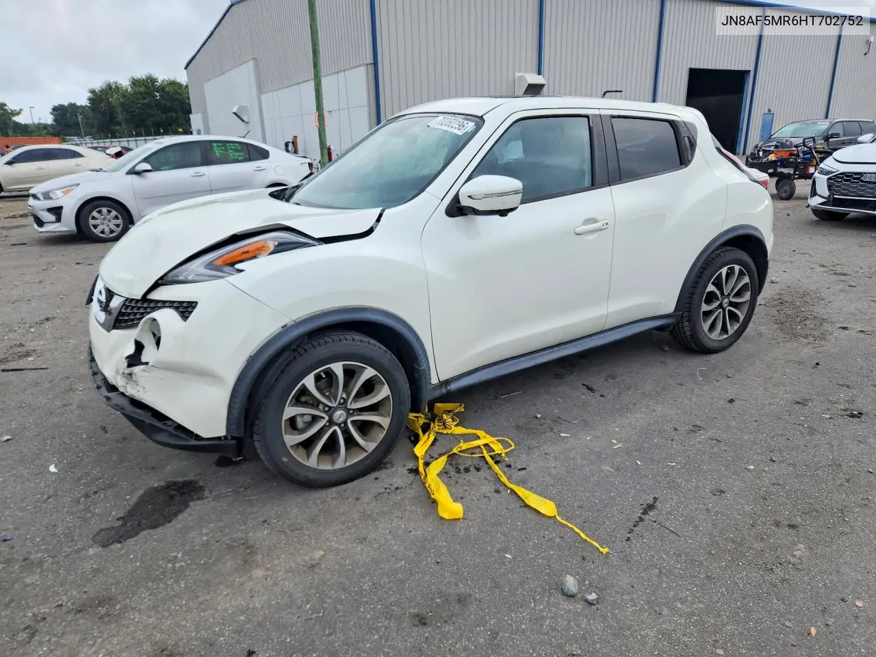 NISSAN JUKE 2017, VIN JN8AF5MR6HT702752