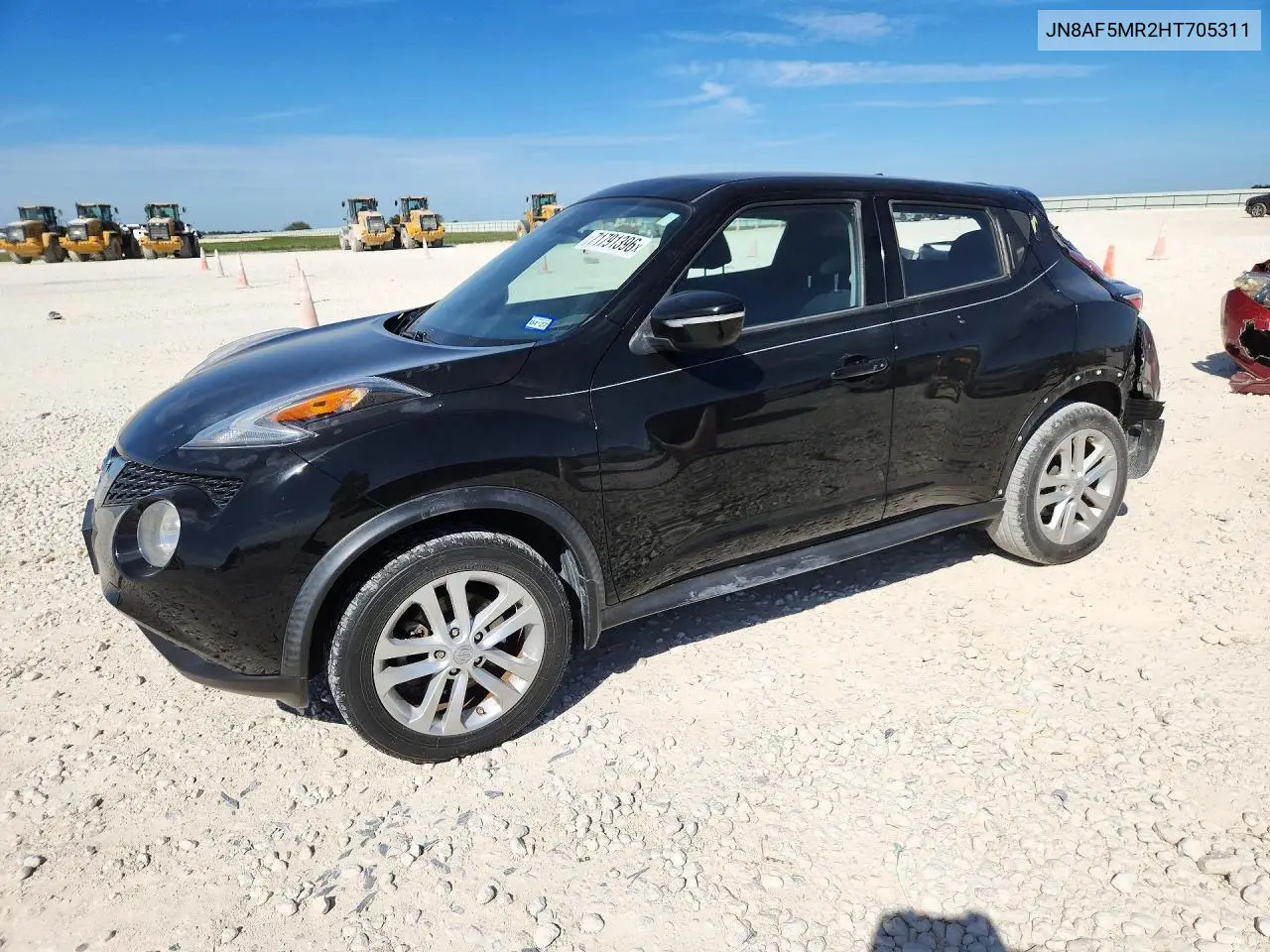 NISSAN JUKE 2017, VIN JN8AF5MR2HT705311