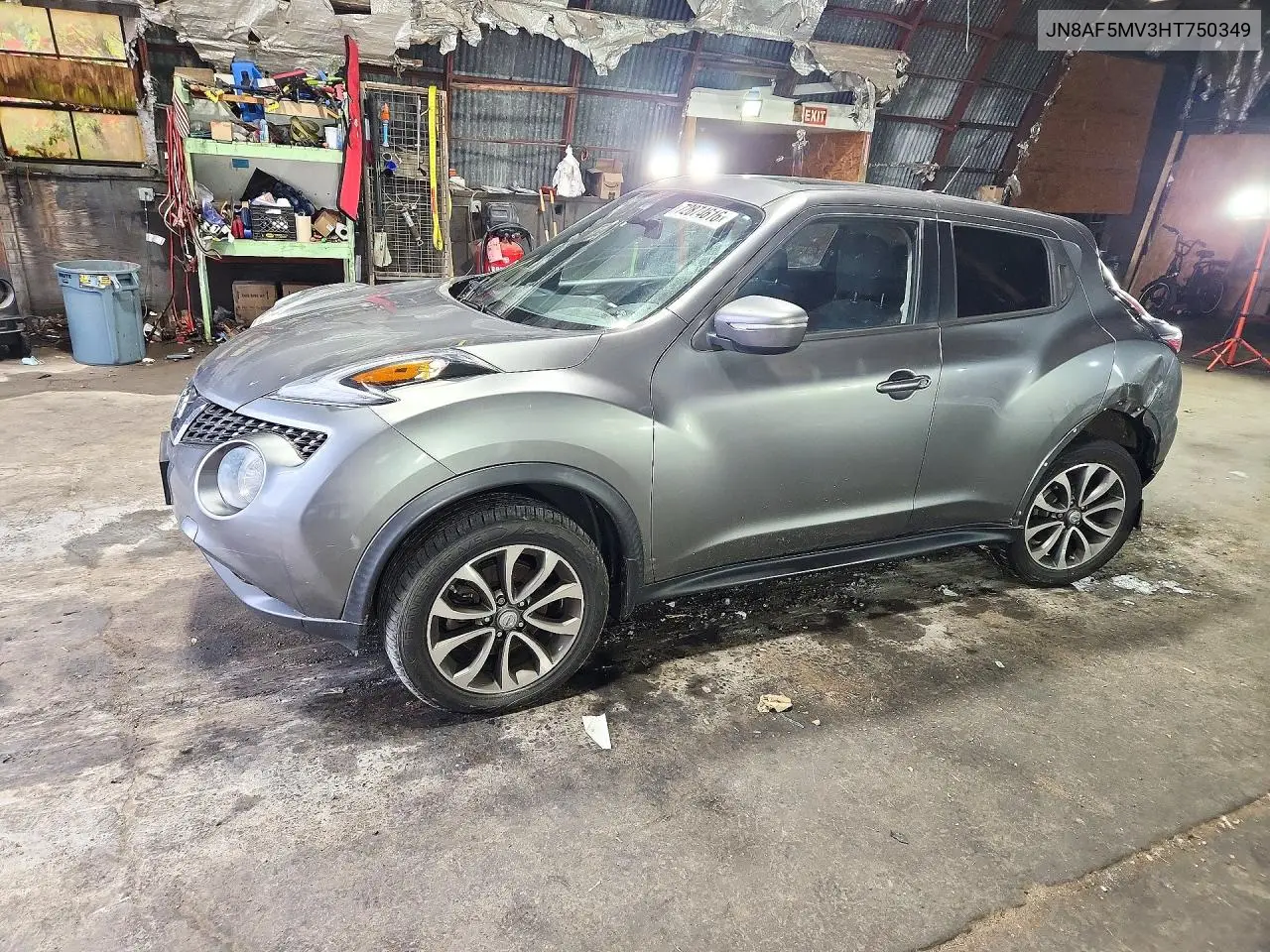 NISSAN JUKE 2017, VIN JN8AF5MV3HT750349
