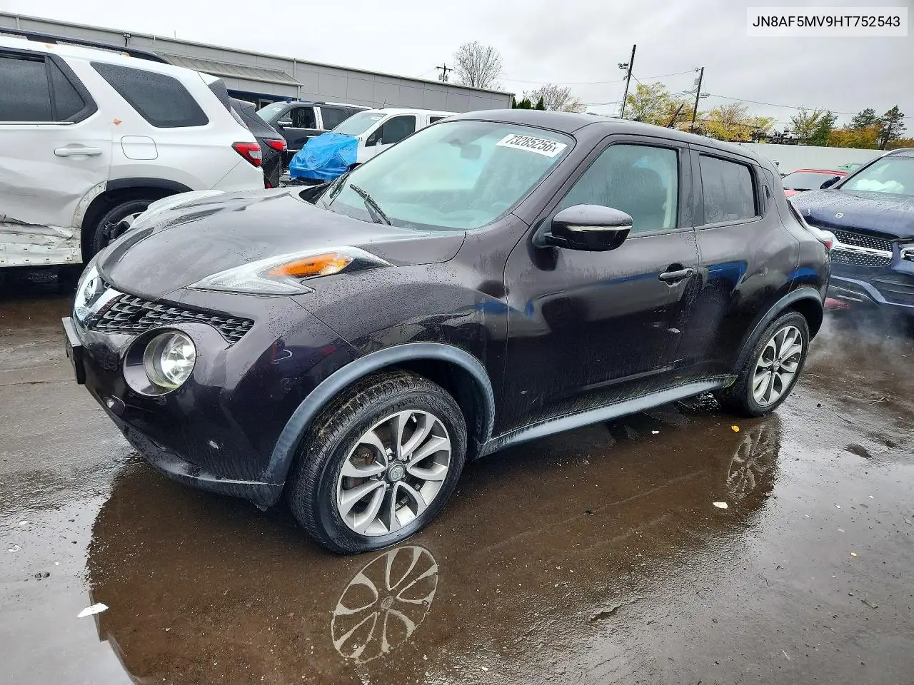 NISSAN JUKE 2017, VIN JN8AF5MV9HT752543