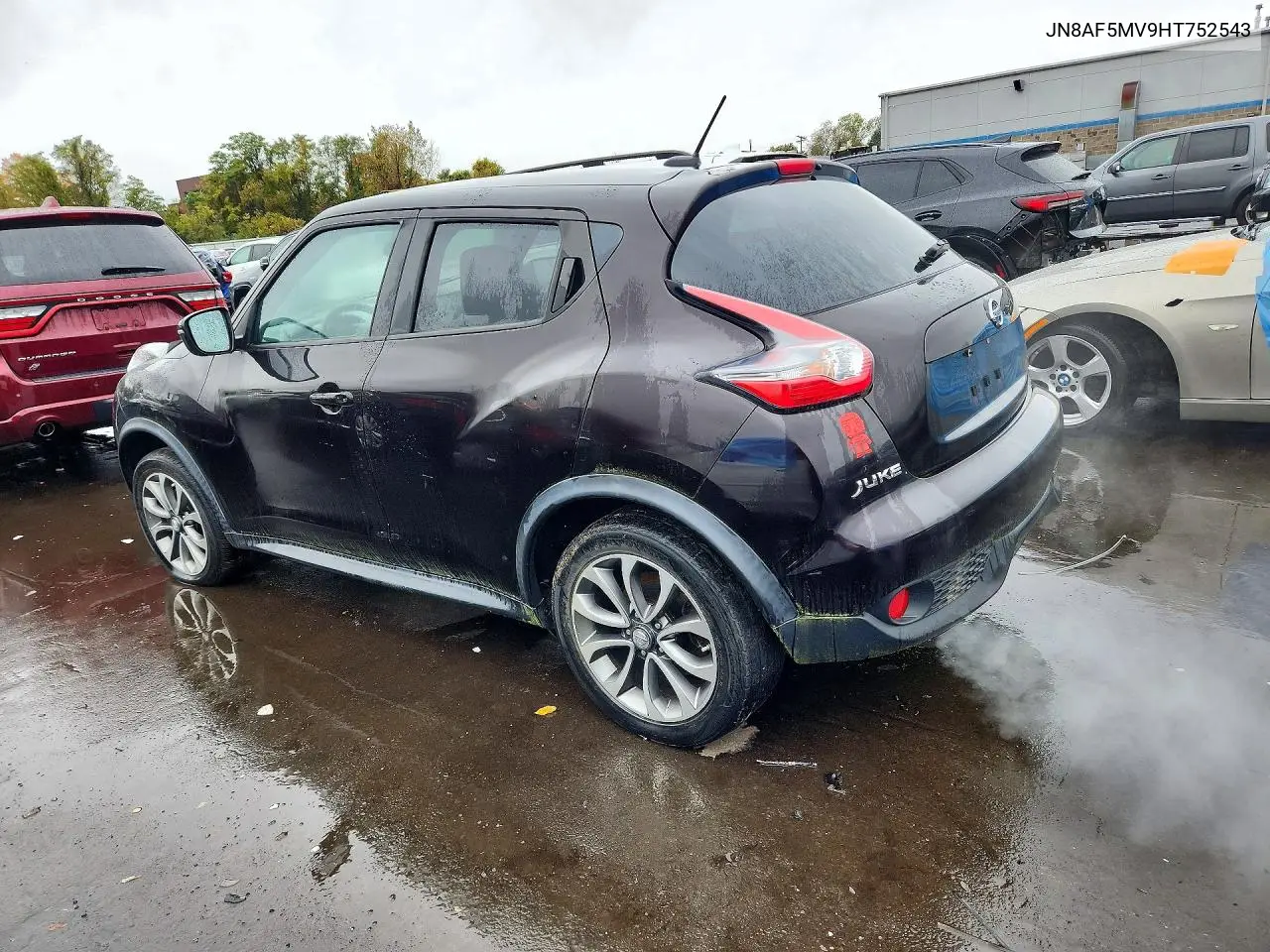 2017 NISSAN JUKE VIN JN8AF5MV9HT752543 — фото 2