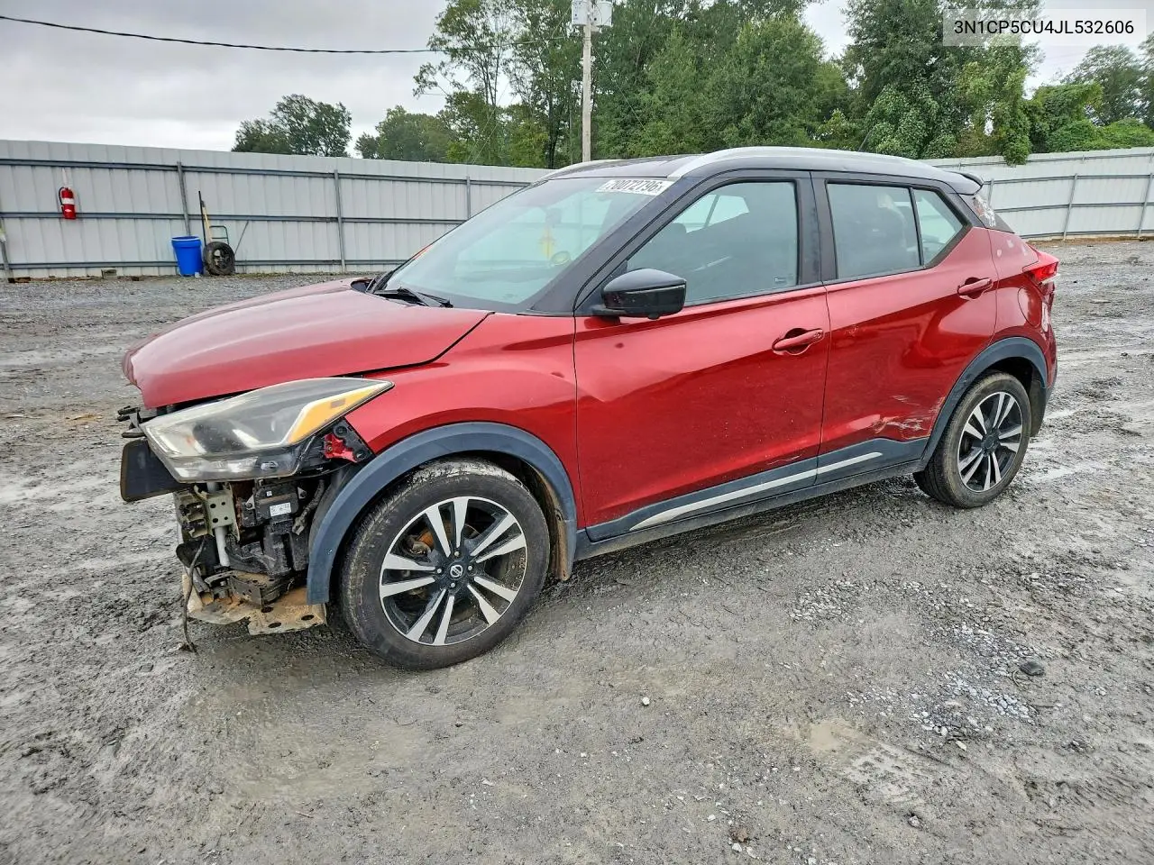 NISSAN KICKS 2018, VIN 3N1CP5CU4JL532606