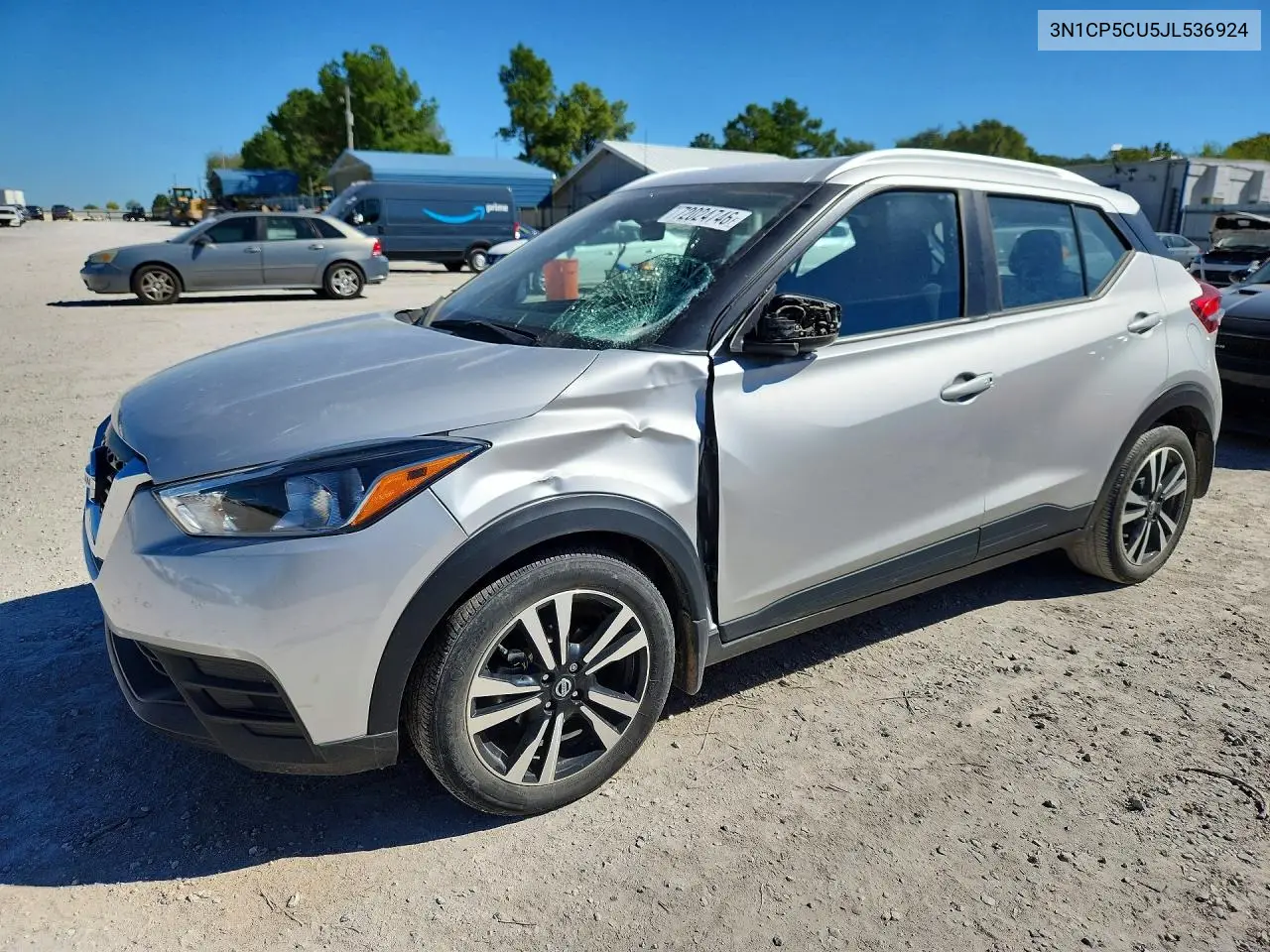 NISSAN KICKS 2018, VIN 3N1CP5CU5JL536924