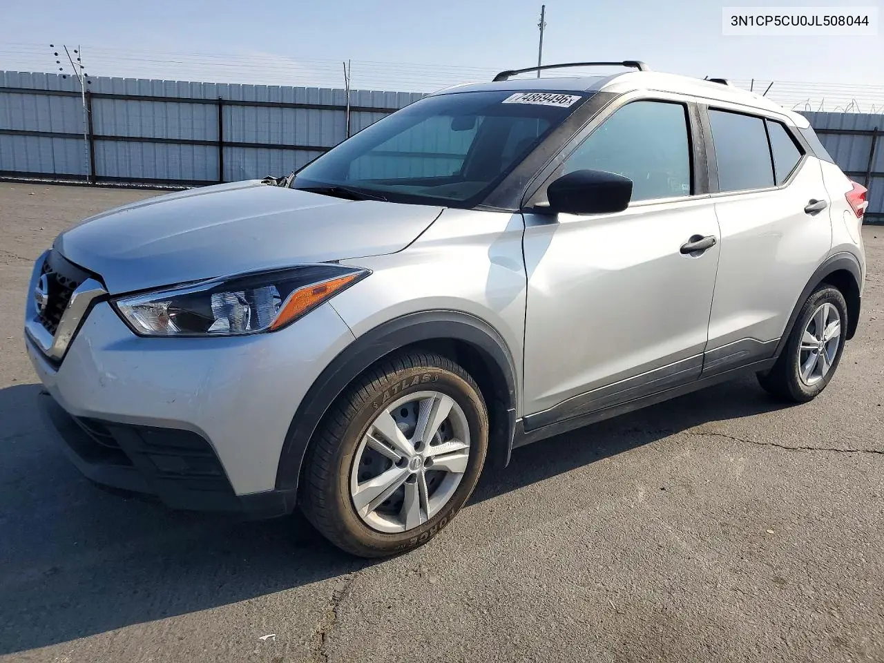 NISSAN KICKS 2018, VIN 3N1CP5CU0JL508044