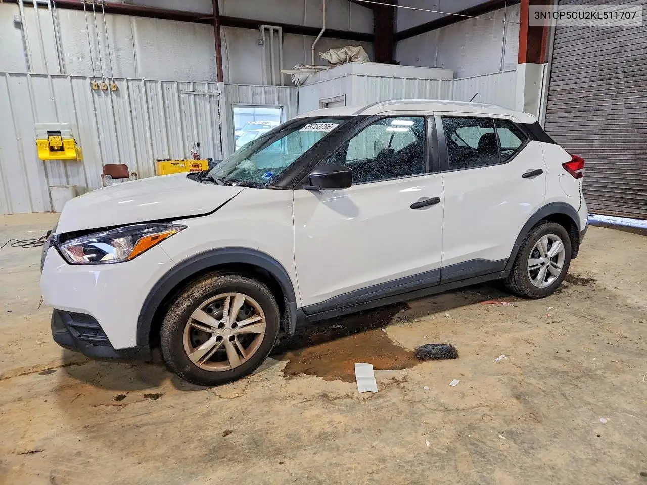 NISSAN KICKS 2019, VIN 3N1CP5CU2KL511707