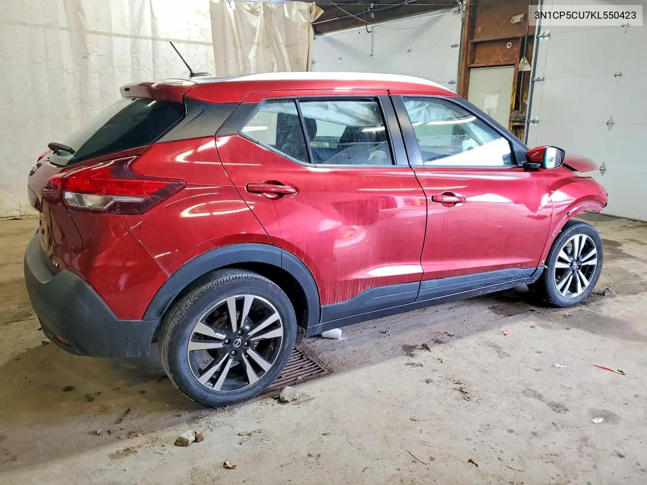 2019 NISSAN KICKS VIN 3N1CP5CU7KL550423 — фото 3