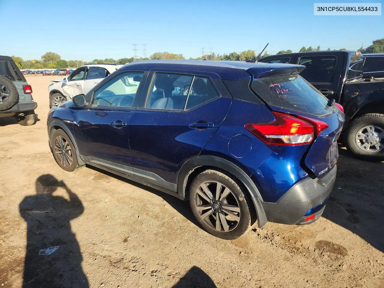 2019 NISSAN KICKS VIN 3N1CP5CU8KL554433 — фото 2
